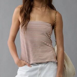 American Eagle main squeeze side slit tube top